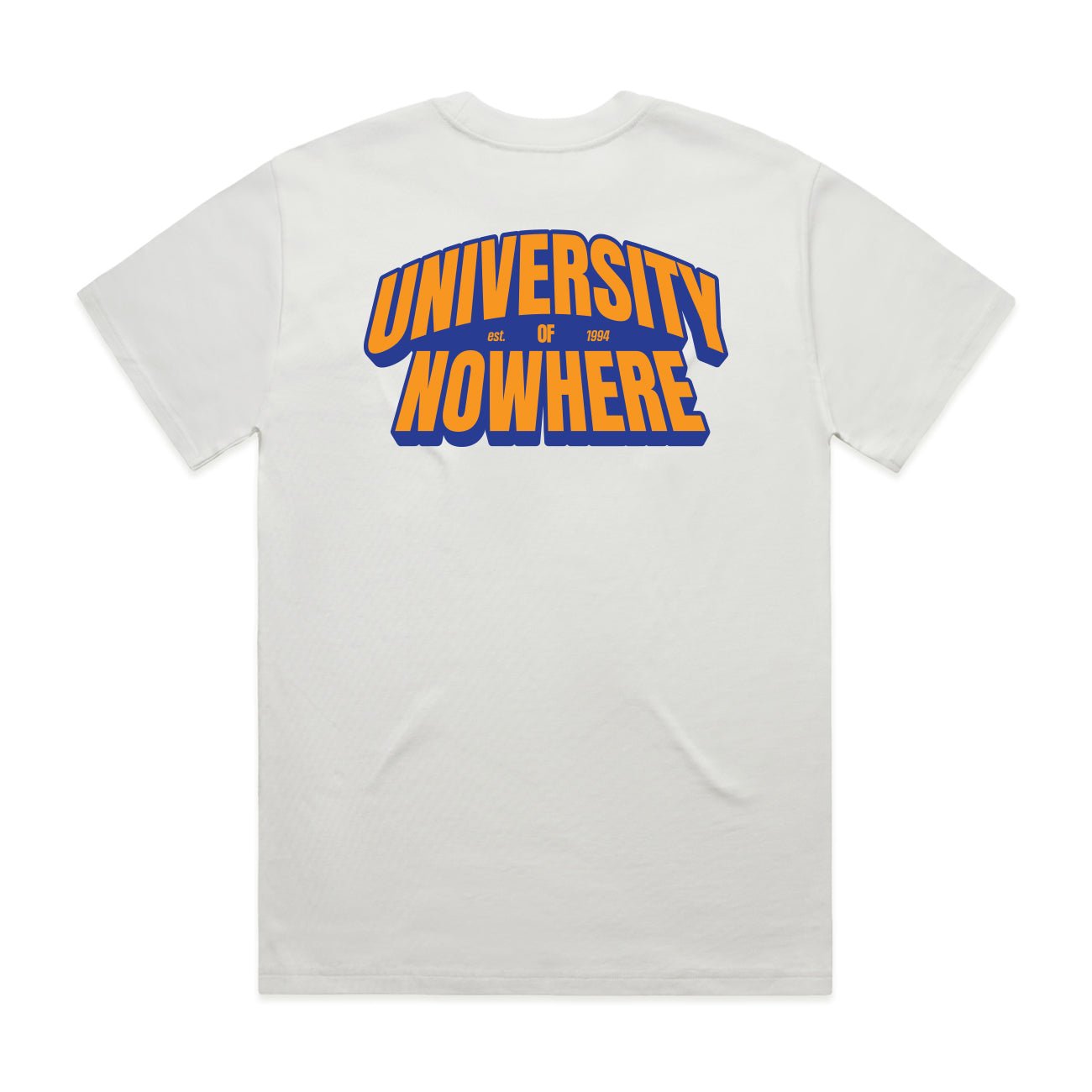 University Of Nowhere Tee – White - Kecks