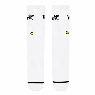 White Stuss Crew Sock - Kecks